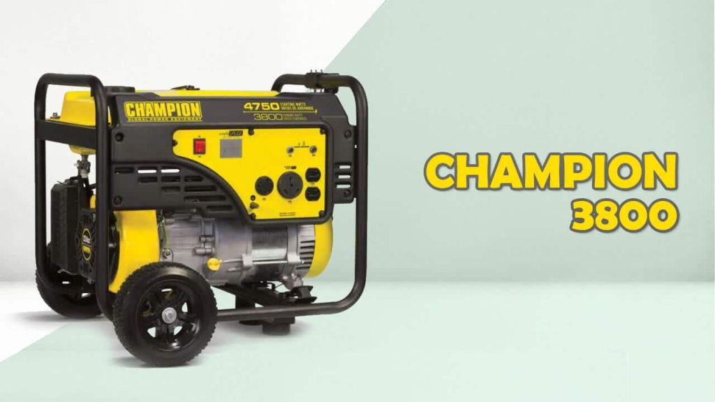 Champion 3800 Portable Generator