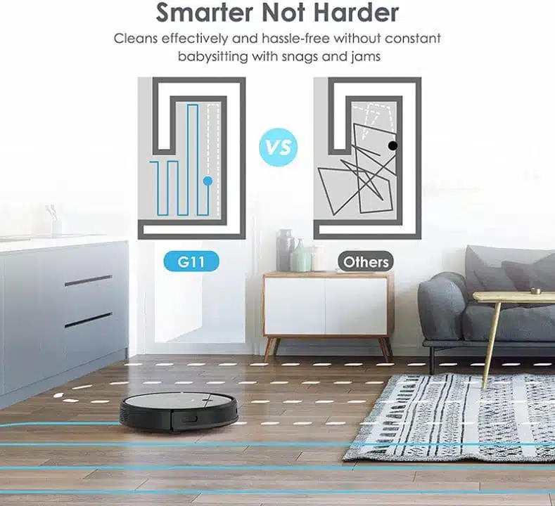 Thamtu G11 Robot Vacuum Smarter not Harder