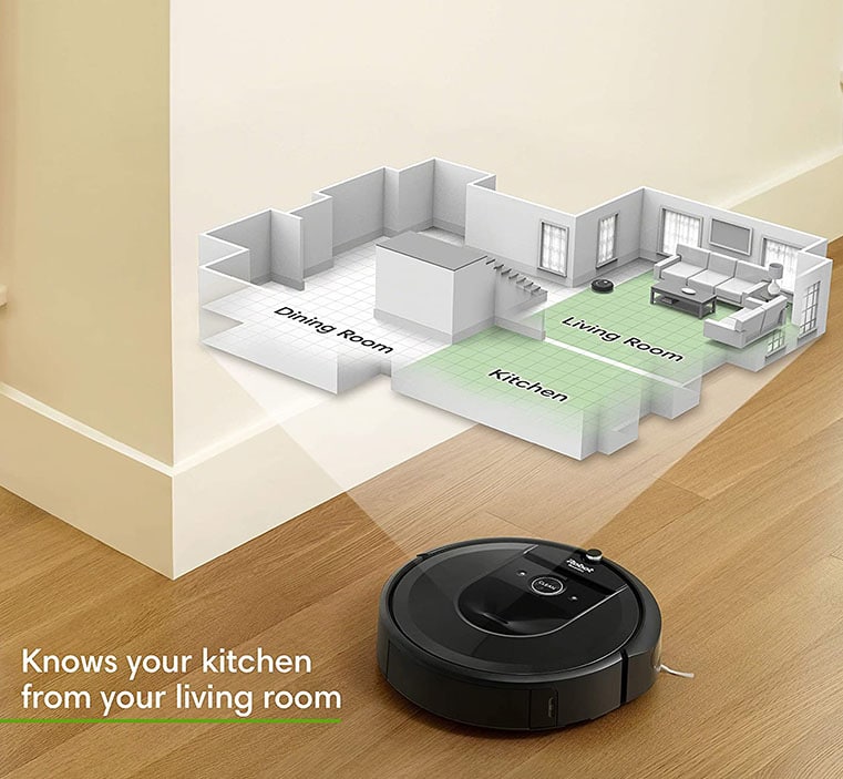 iRobot Roomba i7+ Robot Vacuum Mapping